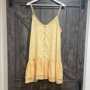 Yellow Floral Sun Dress